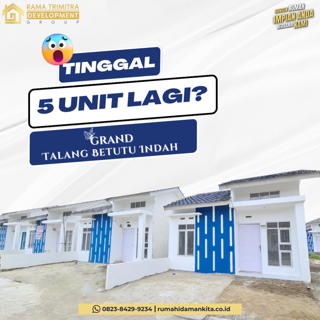 Berita Terkini Rama Trimitra Development (RTD) Buruan Mahakarya RTD Group Satu Ini Tinggal 5 Unit Lagi!