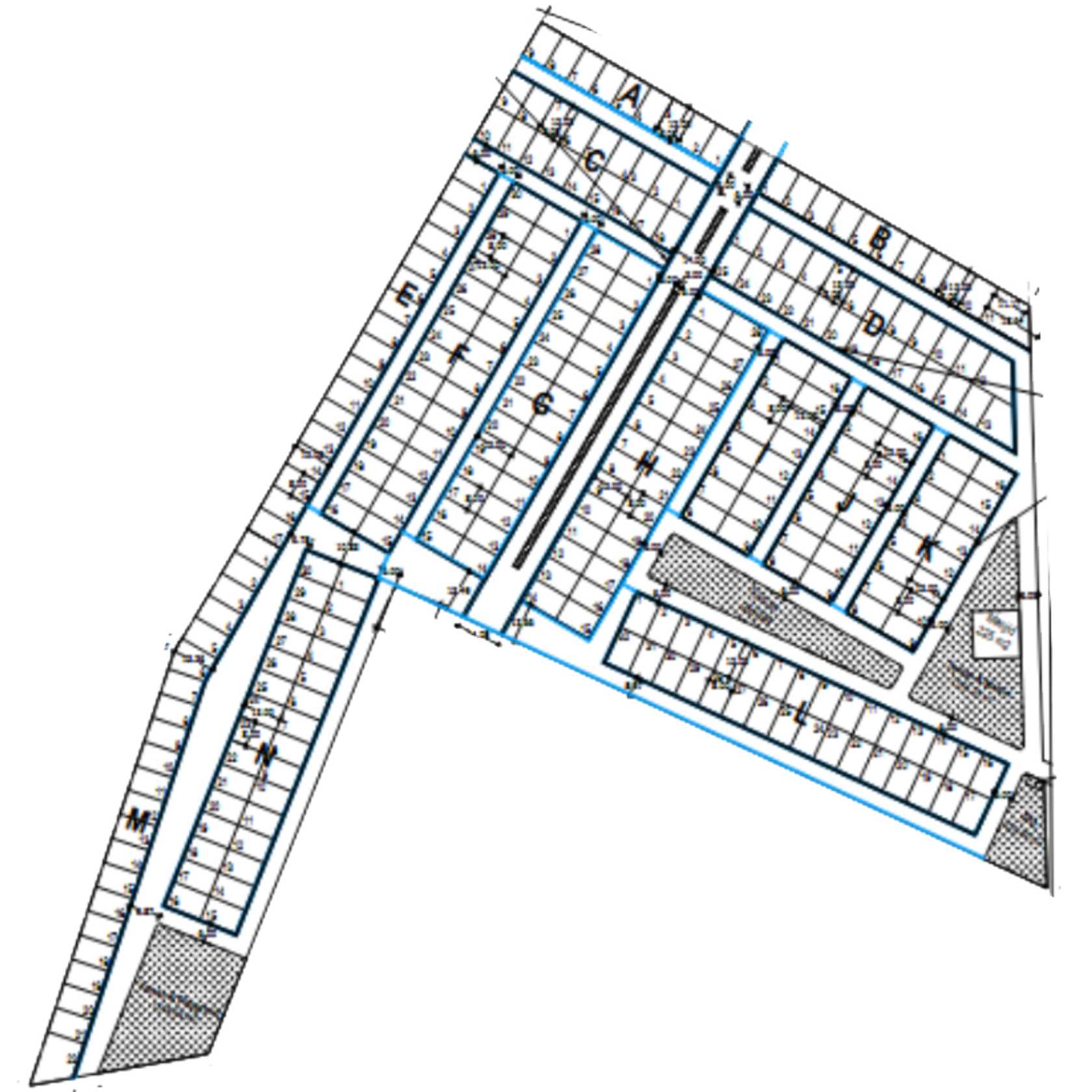 Site Plan Perumahan Grand Athmar Indralaya